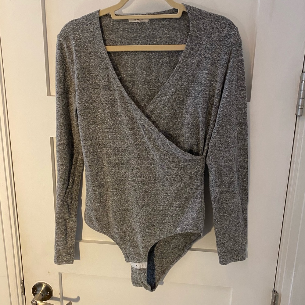 Madewell Wrap Bodysuit Sz L